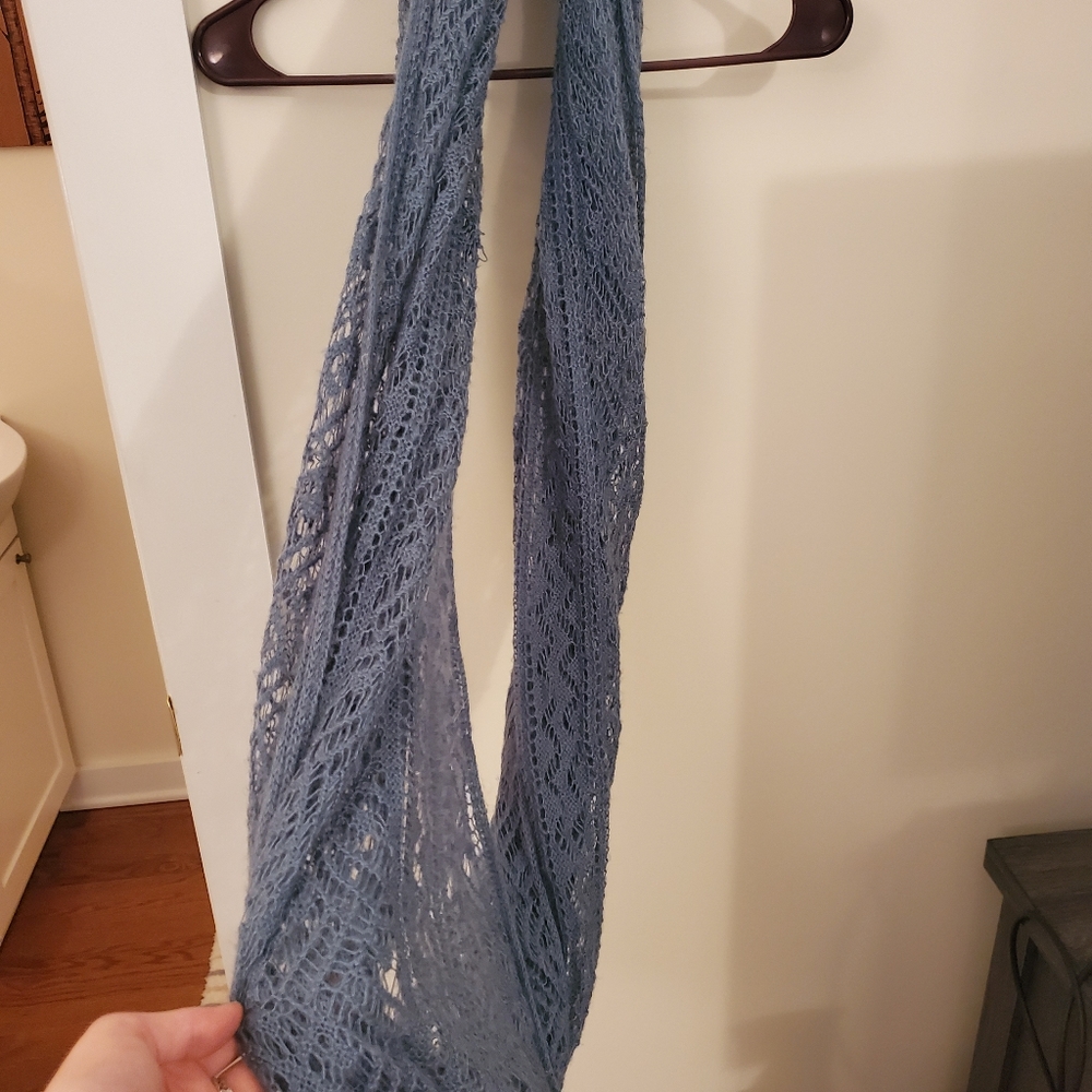 Blue Infiniti scarf